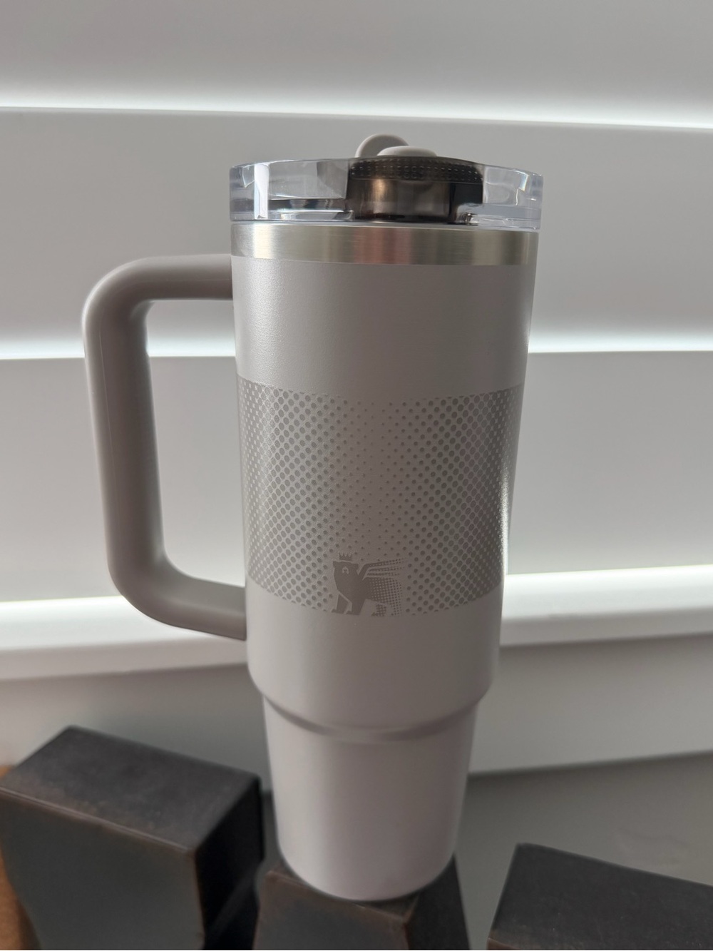Stanley 30oz gray tumbler